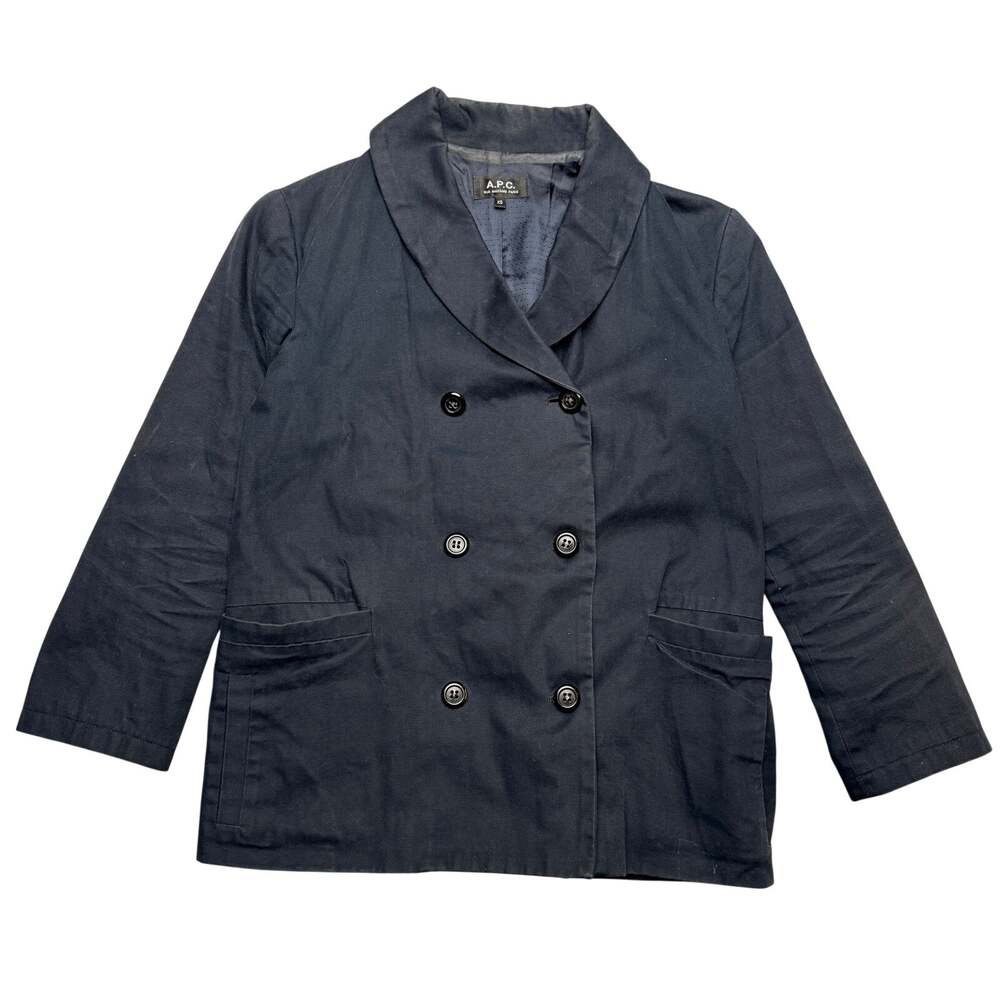 A.P.C. Double Breasted Cotton Jacket Men's XS Quiet Luxury Minimalist